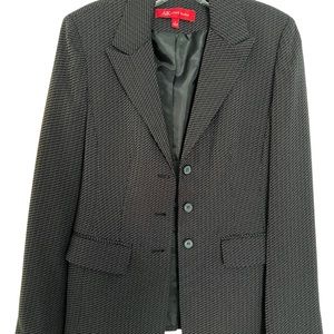 Anne Klein Black Fitted Blazer